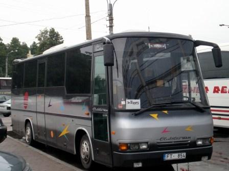 Bus rental in Helsinki, Finland MAN 30 seats